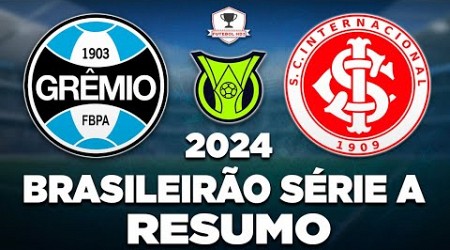 GRÊMIO 0 x 1 INTERNACIONAL AO VIVO | BRASILEIRÃO SÉRIE A 2024 | 11ª RODADA | NARRAÇÃO