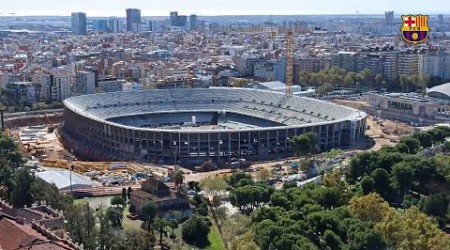 Impresionante vídeo ‘time lapse’ de cómo avanzan los trabajos de remodelación del Spotify Camp Nou