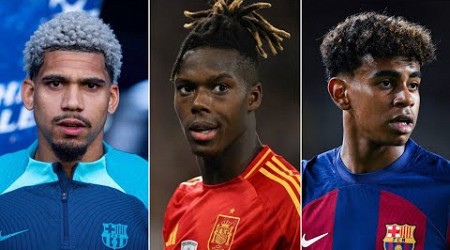 Barcelona News ft Nico Williams transfer, Ronald Araujo concerns, Lamine Yamal number 10?