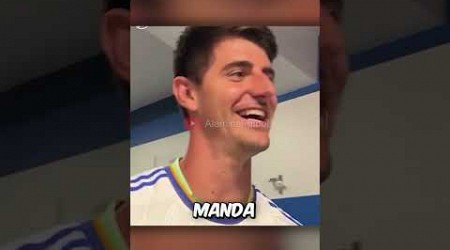 Por qué Courtois siempre manda la misma foto al grupo de Whatsapp del Real Madrid