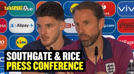 Gareth Southgate &amp; Declan Rice Press Conference Ahead Of England&#39;s Final Group Game At EURO 2024 