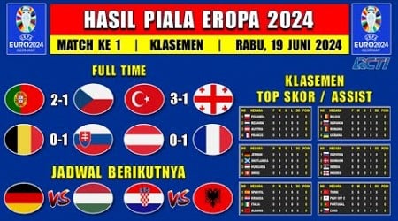 Hasil Piala Eropa 2024 Tadi Malam - PORTUGAL vs CEKO - Klasemen Euro 2024