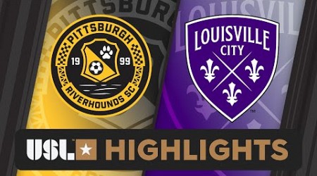 6.19.2024 | Pittsburgh Riverhounds SC vs. Louisville City FC - Game Highlights
