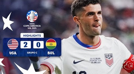USA 2-0 BOLIVIA | HIGHLIGHTS | CONMEBOL COPA AMÉRICA USA 2024™