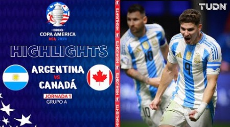 HIGHLIGHTS - Argentina vs Canadá | Copa América 2024 - J1 | TUDN