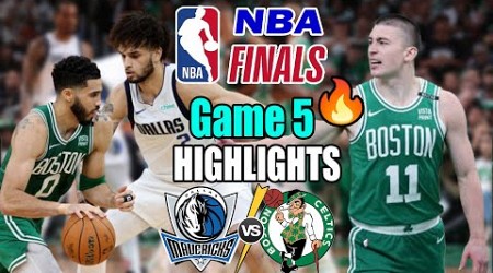 Celtics vs Marvericks NBA Finals Game 5 Highlights [June 17, 2024] | 2024 NBA Finals