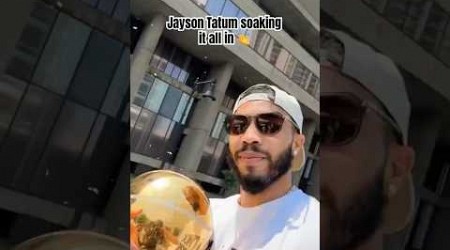 Jayson Tatum is LOVING the Celtics Championship Parade 