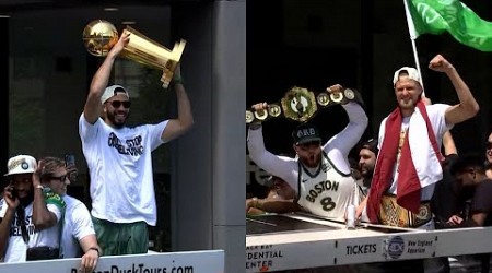 Here&#39;s what it was like at the Celtics 2024 champions parade in Boston