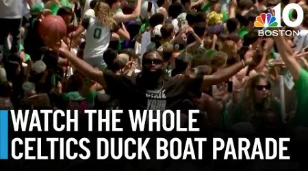 FULL VIDEO: Watch the Celtics&#39; full championship parade through Boston