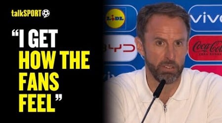 Gareth Southgate REACTS To England Fans THROWNG CUPS At Him After England 0-0 Slovenia 