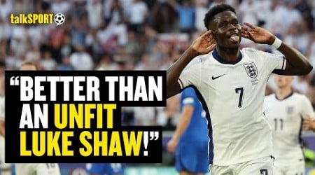 This England Fan ARGUES That Bukayo Saka Should Play At LEFT-BACK For England Against Slovakia! 