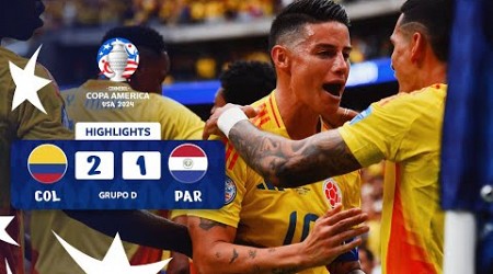 COLOMBIA 2-1 PARAGUAY | HIGHLIGHTS | CONMEBOL COPA AMÉRICA USA 2024™️