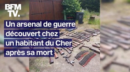 Un arsenal de guerre retrouvé chez un habitant du Cher, après sa mort