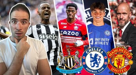 Chelsea Want ISAK? Chelsea Montioring Jonathan David? | Guiu To Join Chelsea! | Ten Hag NEW Contract