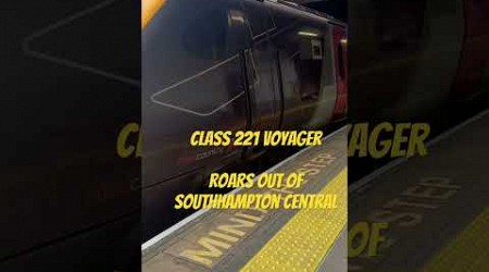 Class 221 from Southampton central #railway #train #trainspotting