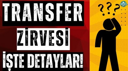 Galatasaray&#39;da transfer zirvesi - İşte detaylar | Çekya Türkiye | Fenerbahçe sezonu açtı