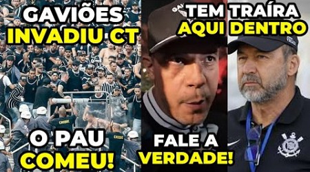 ⚽️ GAVIÕES DA FIEL INVADE CT DO CORINTHIANS E CONFRONTA PRESIDENTE APÓS SÉRIAS ACUSAÇÕES