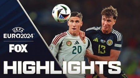 Scotland vs. Hungary Highlights | UEFA Euro 2024