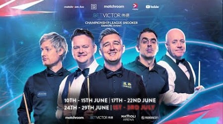 WATCH LIVE | 2024 BetVictor Championship League Snooker Ranking Edition