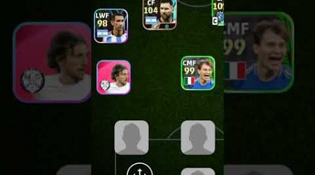 My Best Squad || in efootball 24 mobile|| 3-2-4 Formation|| #trend #efootball2024 #shorts