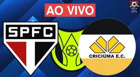 SÃO PAULO X CRICIÚMA AO VIVO | BRASILEIRÃO SÉRIE A | DÉCIMA SEGUNDA RODADA | MORUMBIS !!