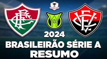 FLUMINENSE 0 x 1 VITÓRIA AO VIVO | BRASILEIRÃO SÉRIE A 2024 | 12ª RODADA | NARRAÇÃO