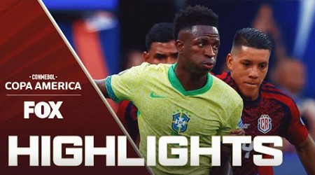 Brazil vs. Costa Rica Highlights | 2024 Copa América
