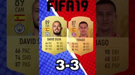 SILVA VS THIAGO Evolution on FIFA! #mancity #liverpool #fifa #fifaevolution