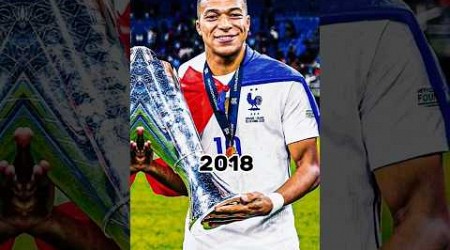 Kylian Mbappe Evolution over the years 