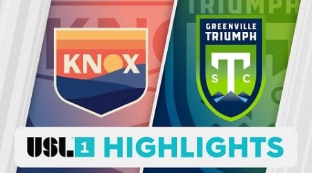 6.22.2024 | One Knoxville vs. Greenville Triumph SC - Game Highlights