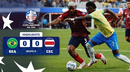 BRASIL 0-0 COSTA RICA | HIGHLIGHTS | CONMEBOL COPA AMÉRICA USA 2024™️