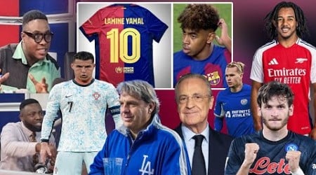 BARCA REASONS FOR LAMINE&#39;S..CHELSEA SIGNINGS, RONALDO, ARSENAL-KOUNDE, LIVERPOOL, MADRID AND..