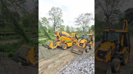 JCB 3DX &amp; AJAX machine working 