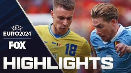 Ukraine vs. Belgium Highlights | UEFA Euro 2024