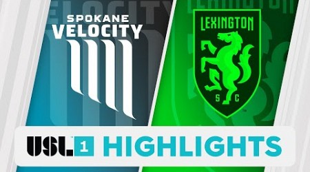 6.23.2024 | Spokane Velocity FC vs. Lexington SC - Game Highlights