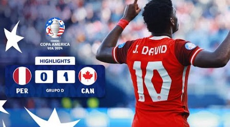 PERÚ 0-1 CANADÁ | HIGHLIGHTS | CONMEBOL COPA AMÉRICA USA 2024™