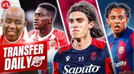 Arsenal Favourites For Calafiori, Contact Made For Defender &amp; Kounde Bid Rejected! | Transfer Daily