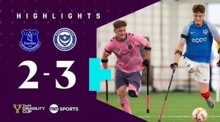 The FA Disability Cup - Amputee Cup Final: Everton vs Portsmouth Highlights