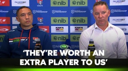 &quot;They got rid of Arthur&quot; - O&#39;Brien&#39;s cheeky reason for win | Knights Press Conference | Fox League