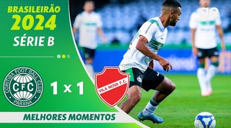 CORITIBA 1 X 1 VILA NOVA | MELHORES MOMENTOS | 13ª RODADA BRASILEIRÃO SÉRIE B 2024 | ge.globo