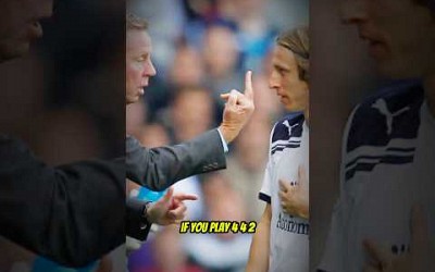 Harry Redknapp on how the brilliant Modric found his midfield role 