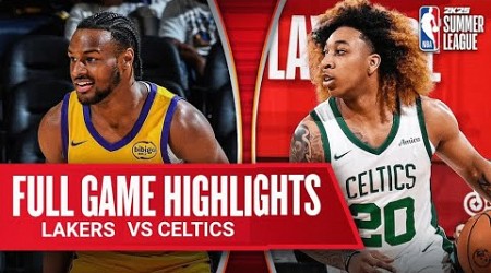 Los Angeles Lakers Vs Boston Celtics Full Game Highlights | NBA Las Vegas Summer League 2024