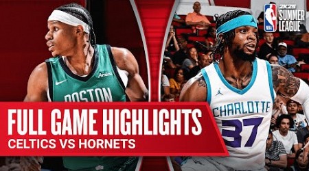 CELTICS vs HORNETS | NBA SUMMER LEAGUE | FULL GAME HIGHLIGHTS