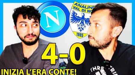 NAPOLI-ANAUNE 4-0: SPINAZZOLA… l’ERA CONTE è INIZIATA…