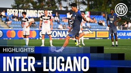 LA PRIMA DOPPIETTA DI TAREMI | INTER 3-2 LUGANO | HIGHLIGHTS | AMICHEVOLE 2024/25 ⚽⚫