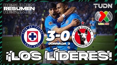 HIGHLIGHTS - Cruz Azul 3-0 Tijuana | Liga Mx -AP2024 - J3 | TUDN