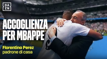 Florentino Pérez accoglie Kylian MBAPPÉ: &quot;Ora sei a casa&quot; | LaLiga | DAZN