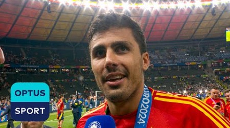 Rodri&#39;s BEAUTIFUL words for Spain after winning EURO 2024 and Player of the Tournament