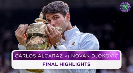 Alcaraz goes back-to-back | Carlos Alcaraz vs Novak Djokovic | Final Highlights | Wimbledon 2024