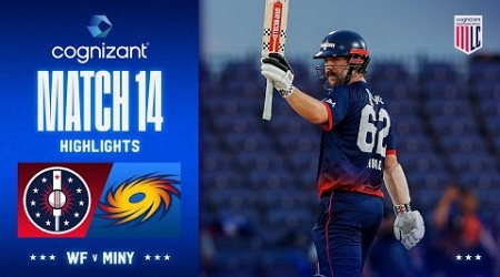 Cognizant Major League Cricket Game 14 Highlights | Washington Freedom vs MI New York